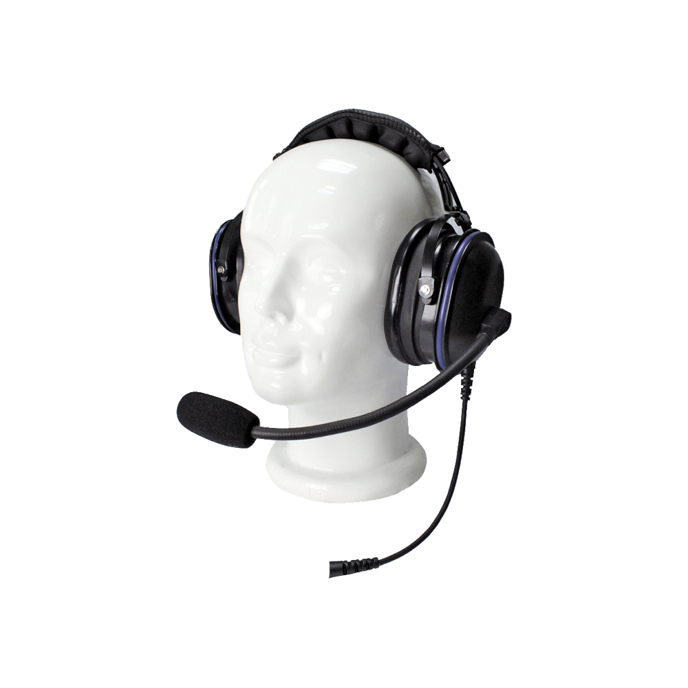 Auriculares de diadema de uso rudo sobre la cabeza para ICOM ICF11/14/3021//3013/3103/300, IC-F1000/2000. Se fija al radio con tornillos.