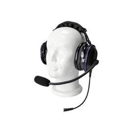 Auriculares de diadema de uso rudo sobre la cabeza para ICOM ICF11/14/3021//3013/3103/300, IC-F1000/2000. Se fija al radio con tornillos.