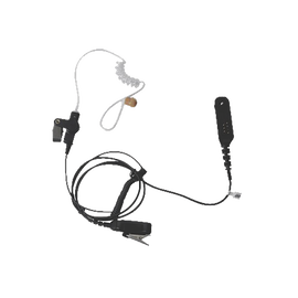 Micrófono de Solapa con Audífono Discreto para Motorola HT-750 / 1250 / 1550 / PRO-5150 / 5550 / 7150/ 9150/ MTX850LS / PTX700