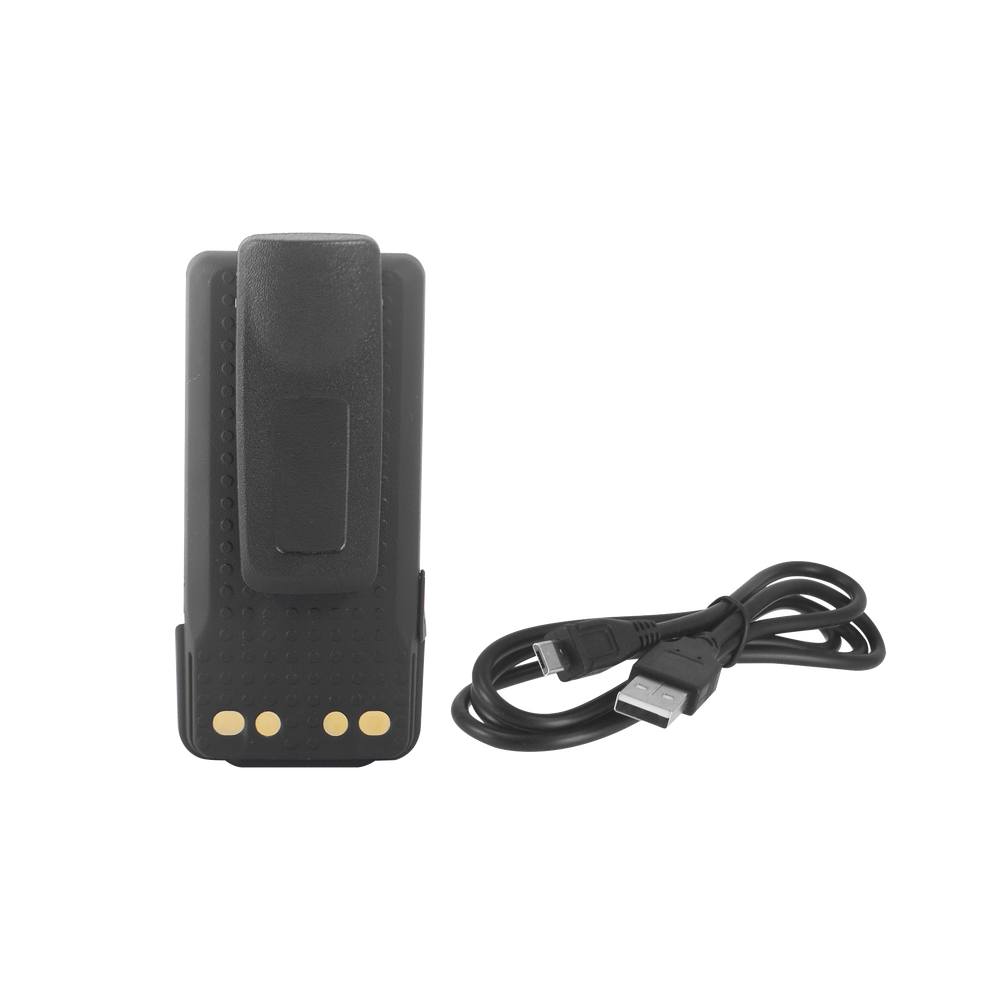 Batería con cargador USB integrado de Li-Ion 2600MAH  con clip  para radios XPR3300/3500
