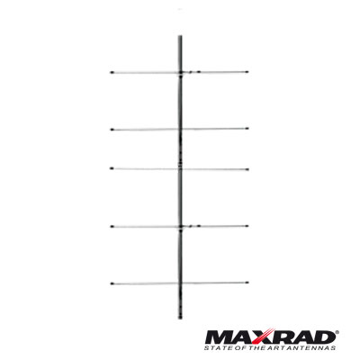 Antena base VHF, direccional, rango de frecuencia 150 - 174 MHz (Yagi 5 elementos) Antena base VHF, direccional, rango de frecuencia 150 - 174 MHz (Yagi 5 elementos)