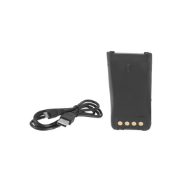 Batería con cargador USB integrado de Li-Ion 2000MAH  con clip para radio HYT PD782 para cargarla como celular