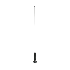 Antena móvil VHF / UHF, ajustable en campo, rango de frecuencia 136-940 MHz, Color Negro