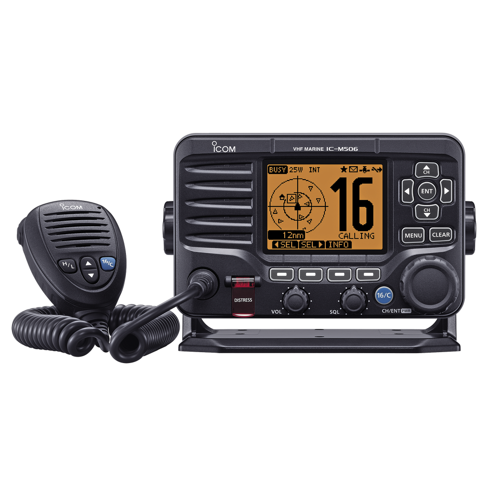 Mobile Marine Radio, 25 W, Tx:156.025-157.425MHz, Rx:156.050-163.275MHz Includes AIS Receiver and NMEA 2000 Conector Microphone and Bracket Included