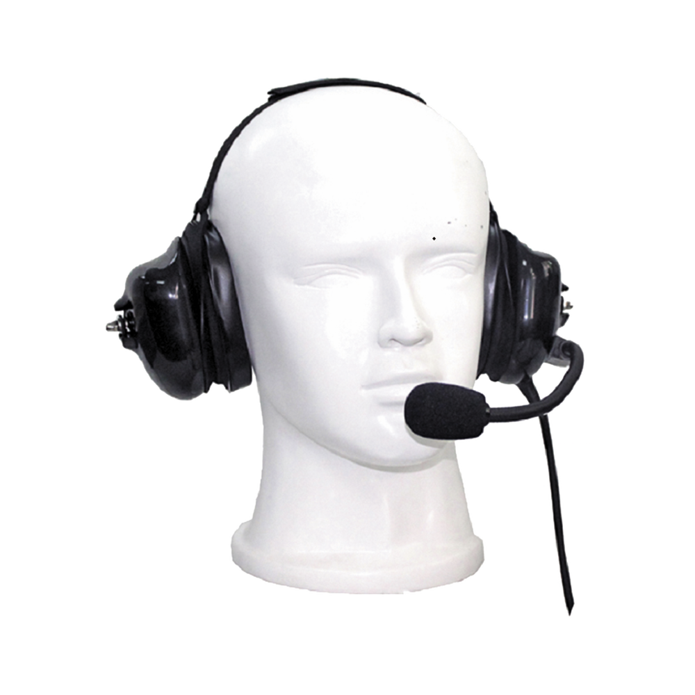 Auriculares con orejeras acolchonadas de gel con micrófono flexible con cancelación de ruido para radios Motorola GP900, HT1000, XTS2000/ 2250/ 2500/ 3000/ 3500/ XTS5000 / 5300