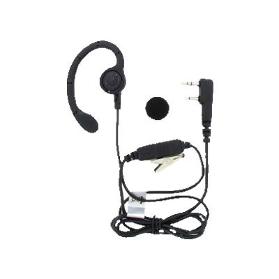 Lapel Microphone with Earphone hook style.
