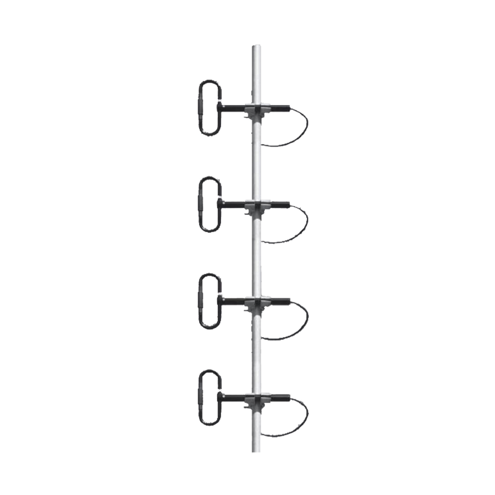 UHF Base Station Antenna, 4 Bay, 360-450 MHz, N Male.