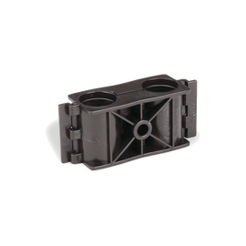Sujetador de doble click para cable coaxial de 1/2 paquete de 10 piezas.
