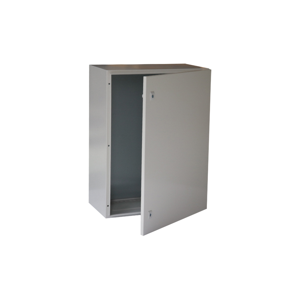 Single door wall mount enclosure (600 x 600 x 250 mm).