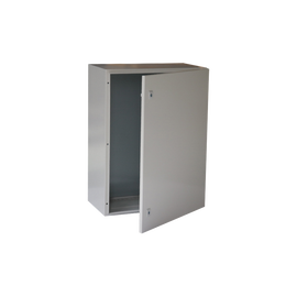 Single door wall mount enclosure (600 x 600 x 250 mm).