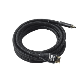Cable HDMI versión 2.0 redondo de 3m ( 9.8 ft ) optimizado para resolución 4K ULTRA HD