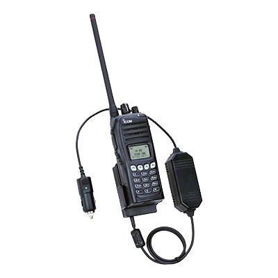 Vehicle Charger Adaptor for Radios Series; IC-F3161/4161/DS/DT and IC-F3261/4261/DS/DT with Batteries BP232N, H, WP Vehicle Charger Adaptor for Radios Series; IC-F3161/4161/DS/DT and IC-F3261/4261/DS/DT with Batteries BP232N, H, WP