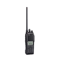 Portable Digital Radio 136-174 MHz, 512 Channels, 5 W Power, Version with Keypad DTMF with GPS. Supplied with Battery, Belt Clip, and Antenna.