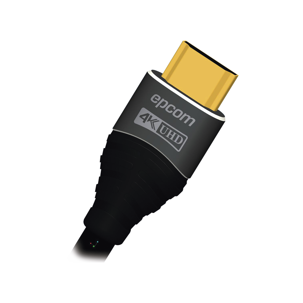 Cable HDMI versión 2.0 redondo de 20m (65.61 ft) optimizado para resolución 4K ULTRA HD