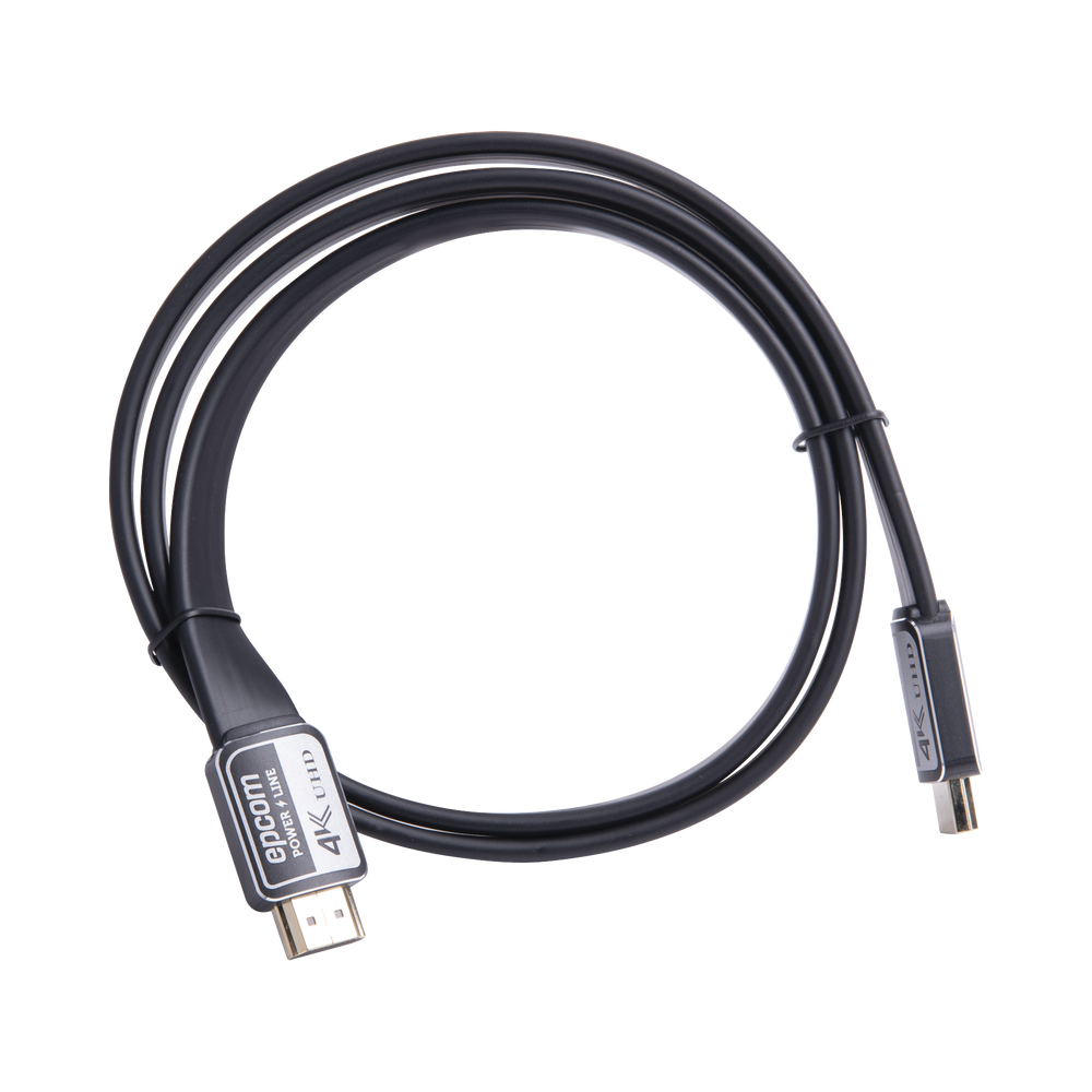 Cable HDMI versión 2.0 plano de 1M (3.2 ft) optimizado para resolución 4K ULTRA HD