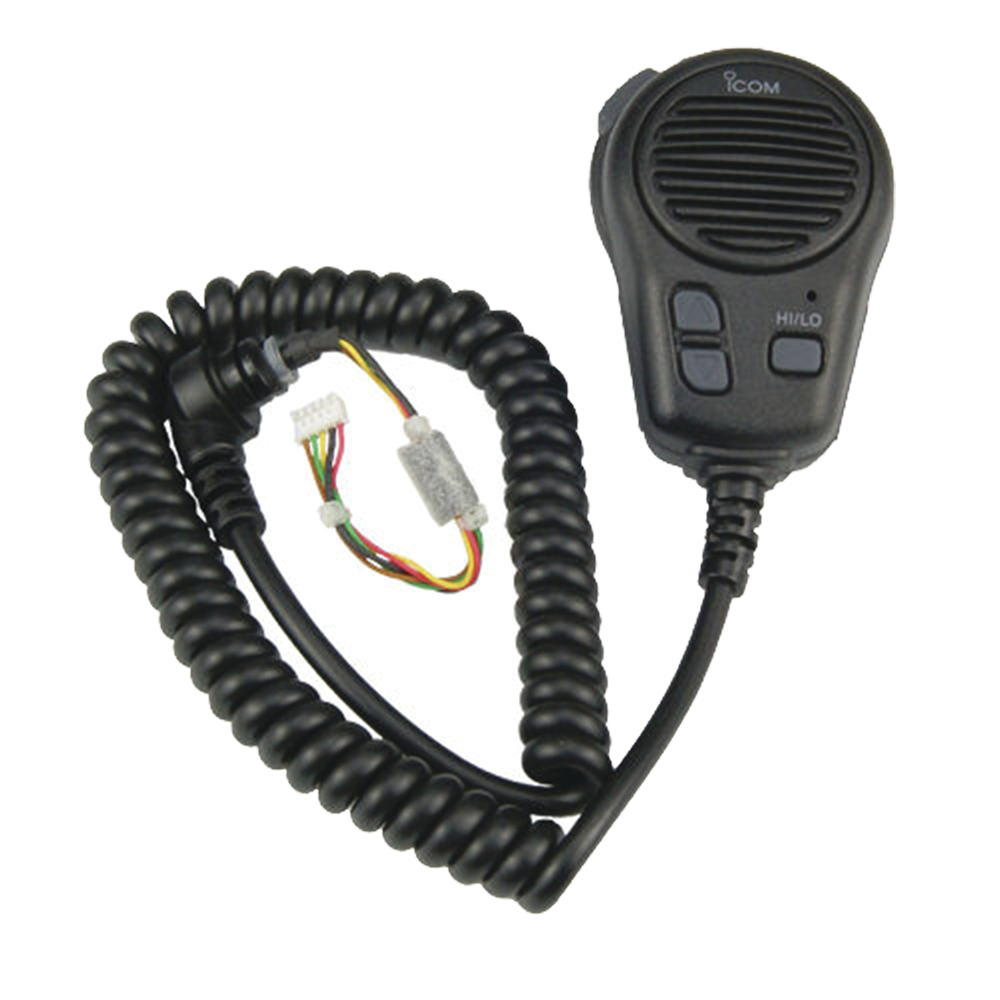Black Hand held Replacement Microphone for ICOM ICM-422 Marine Radio