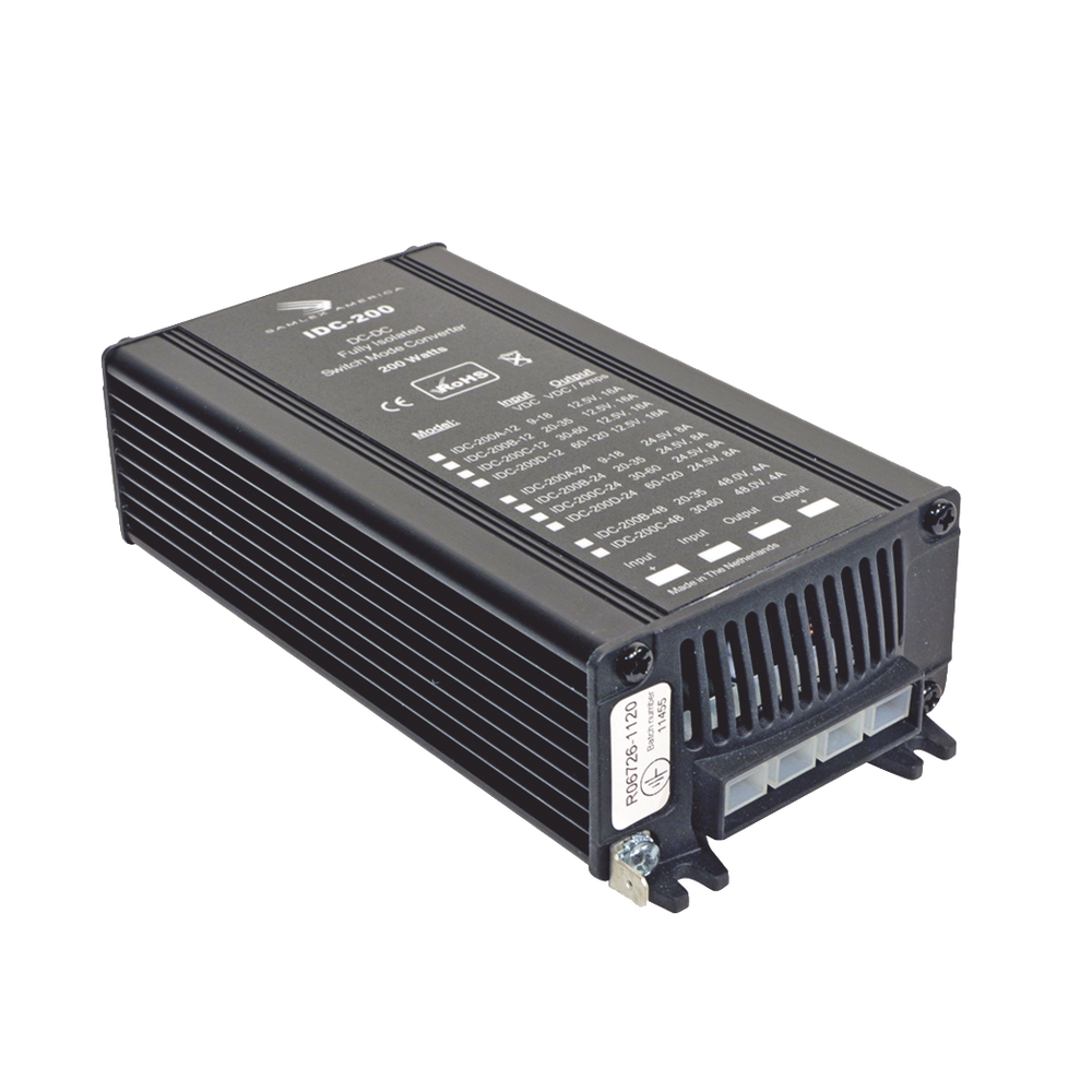 Insulated DC-DC Converter  Input: 9-18Vdc Output: 12Volts, 16Amp