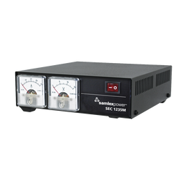 SAMLEX Desktop Switching Power Supply 13.8V, 35 Amps with Meters (Voltmeter and Ammeter)
