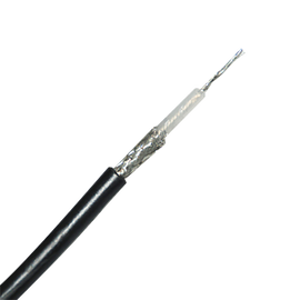 Retazo de 20 Metros de Cable RG58AU con blindaje de malla de cobre estañada 95%, aislante de polietileno.