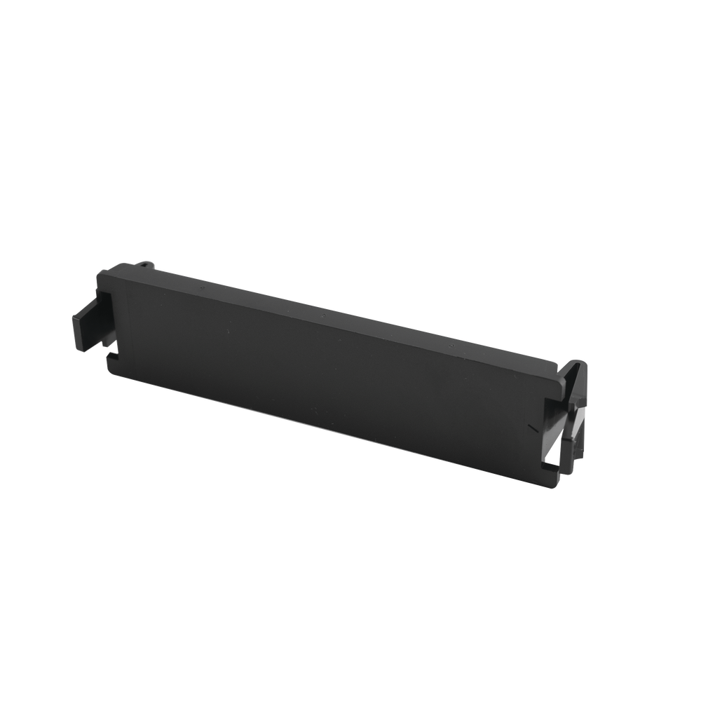 Placa adaptadora Quick-Pack, Ciega, Color Negro