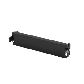 Placa adaptadora Quick-Pack, Ciega, Color Negro