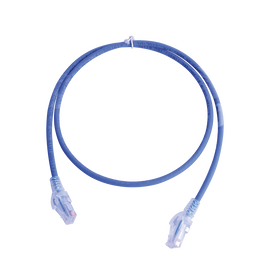 Patch Cord MC6 Modular Cat6 UTP, CM/LS0H, 3ft, Color Azul, Versión Bulk (Sin Empaque Individual)