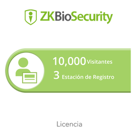 Licencia para ZKBiosecurity permite la gestion de 10 mil visitantes y 3 estaciones de registro