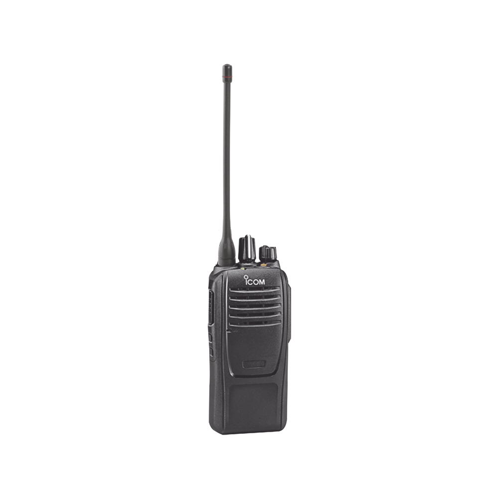 Portable Radio Digital and Analog in Frequency Range 400-470MHz, 16 Channels, 4W of RF Power. Includes: Battery, Antenna and Clip