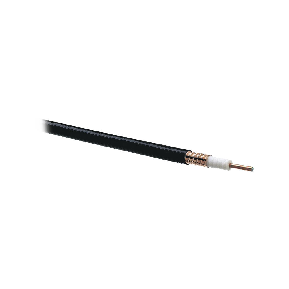 48 ft Heliax Low Density Foam Coaxial Cable, Corrugated Copper, 1/2