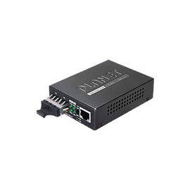 Convertidor de medios 1000 Mbps UTP/fibra óptica Mono-Modo hasta 10 Km, conector SC