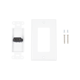 Placa de pared 1 puerto HDMI hembra a hembra
