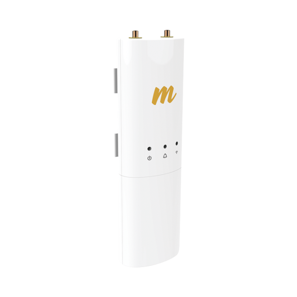 Radio modular hasta 500 Mbps de 4.9-6.4 GHz, IP55, 2x2:2 MIMO, Monitoreo a través de la nube, Adaptación automática al entorno, incluye inyector PoE