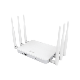 Punto de Acceso y Repetidor para Interior ac (3x3) de Largo alcance, 800mW de potencia, Doble Banda Simultanea 1300 Mbps en 5 GHz y 450 Mbps en 2.4 GHz, 6 Antenas desmontables de 5 dBi, Soporta PoE 802.3at