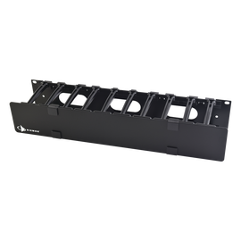Organizador de Cable Horizontal RouteIT, Sencillo, Para Rack de 19in, 4in de profundidad, 2UR
