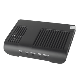 Adaptador de Teléfono Analógico (ATA)  con 1 puerto FXS y 1 puerto FXO de Supervivencia (Cuando No Hay Red VoIP)
