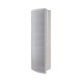 Altavoz Tipo Columna para Exterior, Configurable a 40, 20, 10 o 5 Watts, Color Blanco, Fabricado en Aluminio