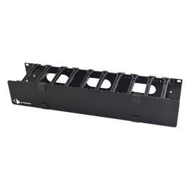 Organizador de Cable Horizontal RouteIT, Sencillo, Para Rack de 19in, 4in de profundidad, 2UR