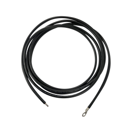 Cable para Controlador, 3.0 m, Negro, Calibre 8 AWG con Terminal de Ojo en un Extremo