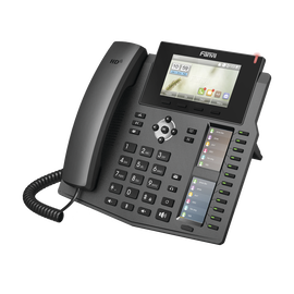 Teléfono IP empresarial para 20 líneas SIP, Voz HD, 3 Pantallas LCD a Color, 12 teclas BLF, PoE