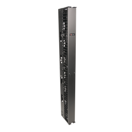 Organizador RouteIT Vertical Sencillo de 45UR, Fabricado en Acero Laminado en Frío 16AWG, 6in (152mm) de Ancho