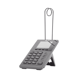 Teléfono IP para Call Center para 2 lineas SIP con soporte para diadema, pantalla LCD de 2.8 pulgadas a color, PoE