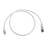 Patch Cord TERA Cat6A 1/10G Ethernet, de 4 pares y conector modular, LS0H, Color Marfil, 1m