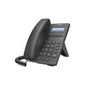 Teléfono IP empresarial para 2 lineas SIP con pantalla LCD 128 x 48 Px y conferencia de 3 vías