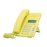 Teléfono IP soho color amarillo para 2 lineas SIP voz HD y conferencia de 3 vías, PoE