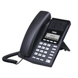 IP Phone X3 Black Color, 2 SIP Lines, HD Voice and 3 Way Conference, Non Backlit, With PoE