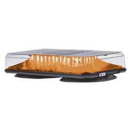 Mini barra de luces Highlighter LED, color Ámbar, Montaje de Succión e Imán, Ideal para Seguridad Privada