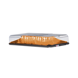 Mini barra de 15 pulgadas de luces HighLighter LED, color Ámbar, Montaje Permanente, Ideal para Seguridad Privada