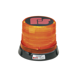 Burbuja de emergencia en color ámbar, montaje magnético, incluye adaptador para encendedor vehicular.