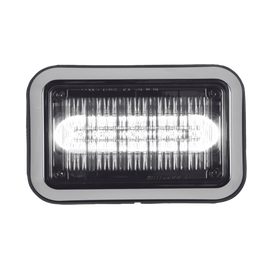 Luz perimetral LED PriZm ™ II de 4x6 con bisel, lente transparente y color REF8, Claro
