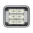 Luz perimetral LED PriZm ™ II de 7x9 con bisel, lente de color y REF 8, claro